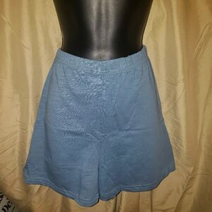 Shein Blue Strechy Shorts.  Sz M